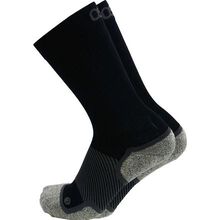 OS1st WP4 Unisex Wellness Performance Black Crew Socks