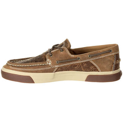 Durango® Music City™ Women's Western Emboss Boat Moc, , large