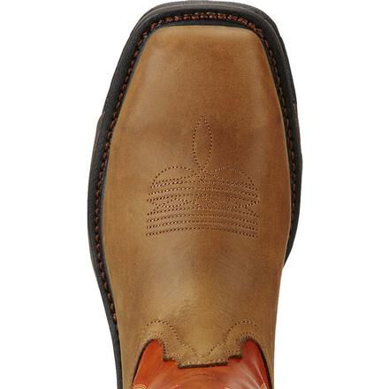 Ariat Workhog Wide Square Toe CSA Approved Composite Toe Puncture Resistant Western Work Boot 10017170