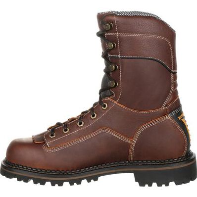 Georgia Boot AMP LT Logger Low Heel Waterproof Work Boot, , large Georgia Boot AMP LT Logger Low Heel Waterproof Work Boot, , large