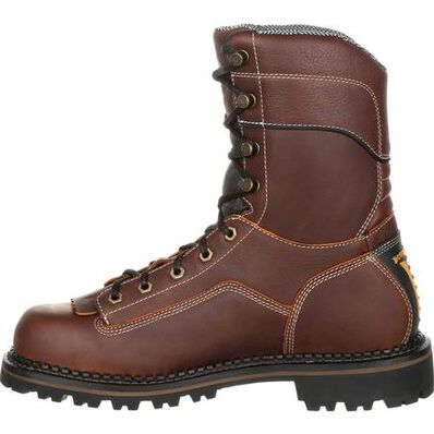 Georgia Boot AMP LT Logger Low Heel Waterproof Work Boot, , large