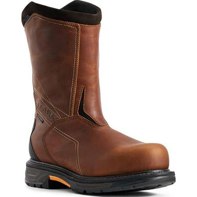 Ariat WorkHog XT Defy H2O Men's 11 inch Carbon Fiber Toe Electrical Hazard Waterproof Wellington Work Boot, , large