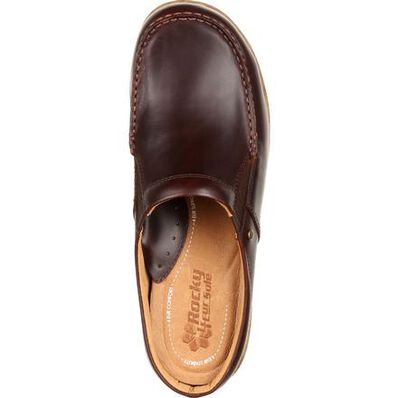 4Eursole Comfort 4Ever Women's Mahogany Moc-Toe Slide, , large