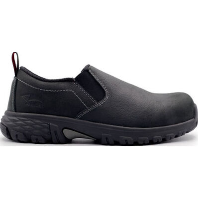 Avenger Flight Women's Composite Toe Static-Dissipative Slip-On Leather Work Shoe, , large