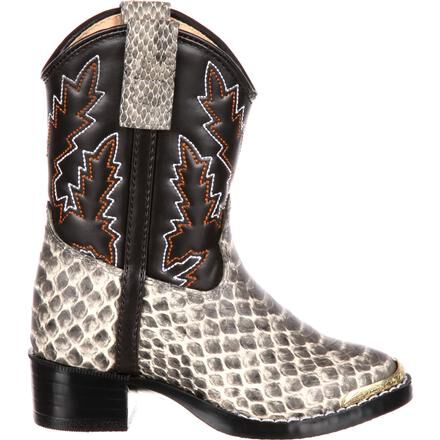 Kids Snake Print Western Cowboy Boots from Durango