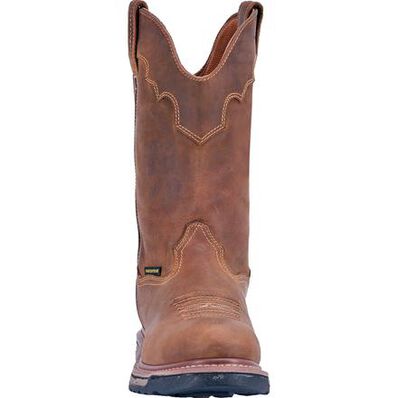 Dan Post Journeyman Men's Composite Toe Electrical Hazard Waterproof Western Work Pull-on Boot, , large