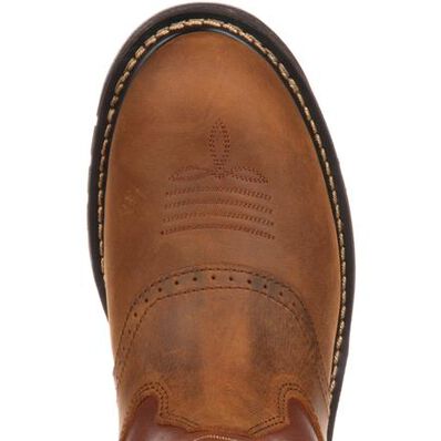Rocky Original Ride Branson Saddle Roper Waterproof Western Boot, , large