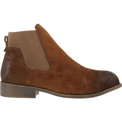 Rockport Works Junction View Women's Steel Toe Twin Gore Slip On Boot, , large