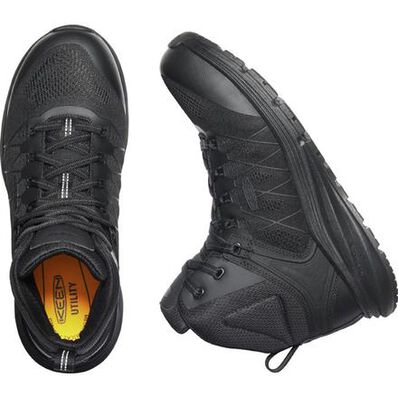 KEEN Utility® Vista Energy Mid Men's Carbon Fiber Toe Electrical Hazard Hi-Top Athletic Work Shoe, , large