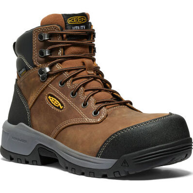 KEEN Utility® Evanston Men's Carbon Fiber Toe Electrical Hazard Waterproof Work Boot, , large