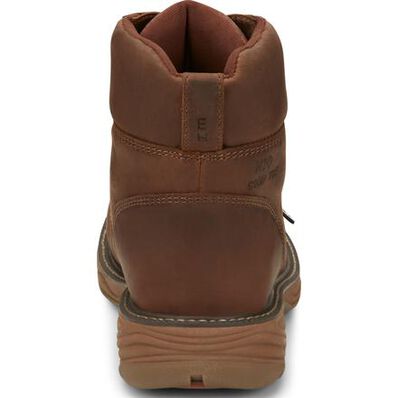 Justin Work Stampede Rush Corbett Men's 6-Inch Nano Composite Electrical Hazard Waterproof Work Boot, , large