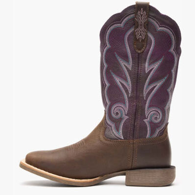 Durango® Lady Rebel Pro™ Women's Ventilated Plum Western Boot, , large