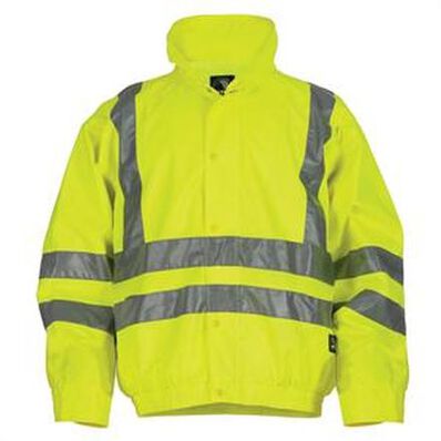Berne Hi-Vis Waterproof Safety Jacket, , large