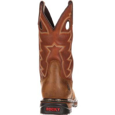 Rocky Original Ride Branson Saddle Roper Waterproof Western Boot, , large