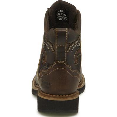 Justin Work Gypsy Women's 6 inch Composite Toe Electrical Hazard Waterproof Western Lacer Work Boot, , large