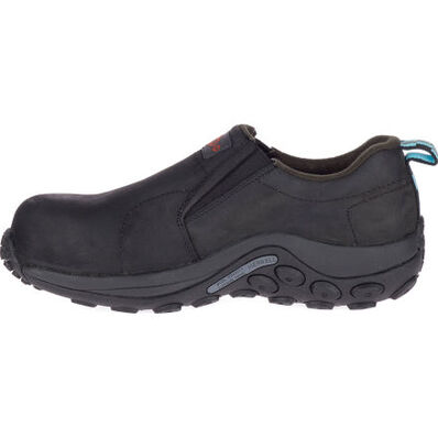 Merrell Jungle Moc Women's Composite Toe Electrical Hazard Leather Slip-On Oxford, , large