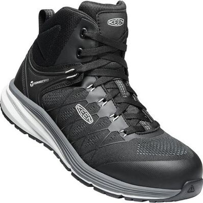 KEEN Utility® Vista Energy Mid Men's Carbon Fiber Toe Electrical Hazard Hi-Top Athletic Work Shoe, , large