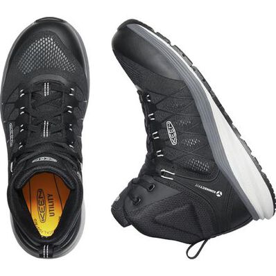 KEEN Utility® Vista Energy Mid Men's Carbon Fiber Toe Electrical Hazard Hi-Top Athletic Work Shoe, , large