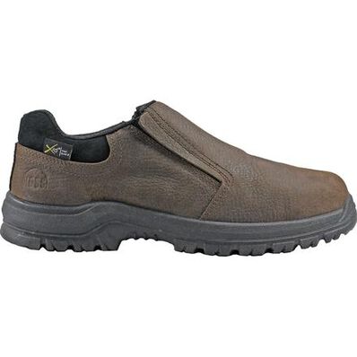HOSS Worker Men's Internal Metatarsal Composite Toe Electrical Hazard Slip-On Work Oxford, , large