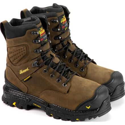 Insulated waterproof store composite toe boots