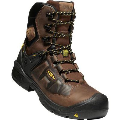 KEEN Utility® Dover Men's 8 Inch 600G Insulated Carbon-Fiber Toe Electrical Hazard Waterproof Work Boot, , large