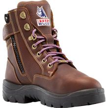 Steel Blue - Blue Heeler Men's Steel Toe Electrical Hazard Waterproof  Pull-On Western Work Boot, ST813945