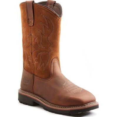 Dickies Stockyard Men's 12 inch Steel Toe Electrical Hazard Western Work Boot, , large