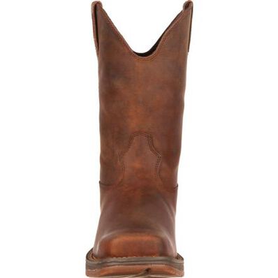 Rebel™ by Durango® Brown Pull-On Western Boot, , large