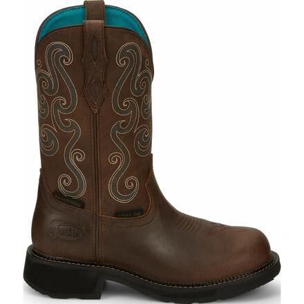 Justin gypsy boots steel toe clearance