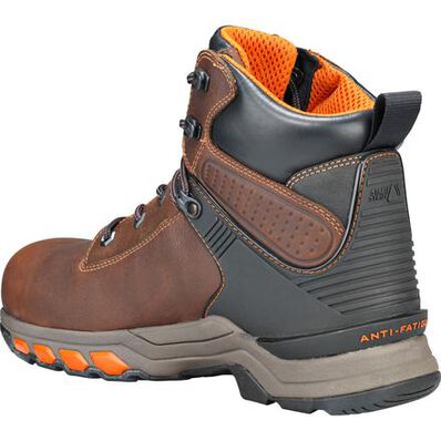 Timberland PRO Hypercharge Men's 6 inch Composite Toe Electrical Hazard Waterproof Leather Work Hiker, , large