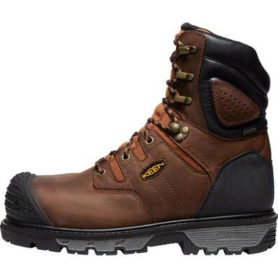 KEEN Utility® Camden Men's 8-inch Carbon-Fiber Toe 600G Insulated Waterproof Work Boot, , large