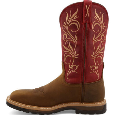 Twisted X Women's 11-Inch Steel Toe Electrical Hazard Western Work Boot, , large