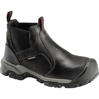 Avenger Ripsaw Men's Aluminum Toe Puncture-Resisting Waterproof Chelsea Work Boot, , large