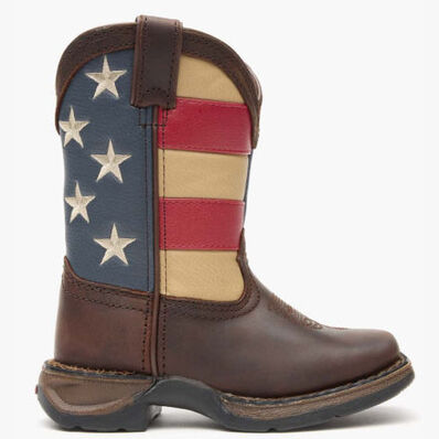 Lil' Rebel™ by Durango® Little Kids' Flag Western Boot, , large