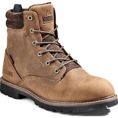Kodiak McKinney Men's Electrical Hazard Waterproof Leather Work Boot, , large