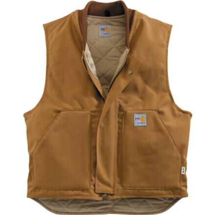 Carhartt Flame Resistant Quilt Lined Duck Vest FV036BRN