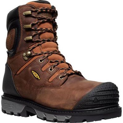 KEEN Utility® Camden Men's 8-inch Carbon-Fiber Toe 600G Insulated Waterproof Work Boot, , large