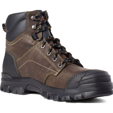 Ariat Treadfast Men's 6-inch Steel Toe Electrical Hazard Waterproof Work Boot, , large