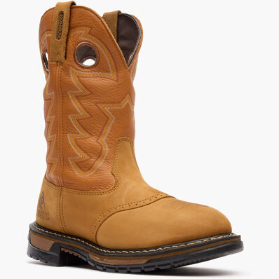 Rocky Original Ride Branson Saddle Roper Waterproof Western Boot, , large