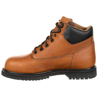Lehigh Safety Shoes Men's 6 inch Steel Toe Waterproof Electrical Hazard Resistant Work Boot, , large