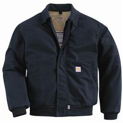 Carhartt Navy Flame Resistant All Season Bomber Jacket, , large