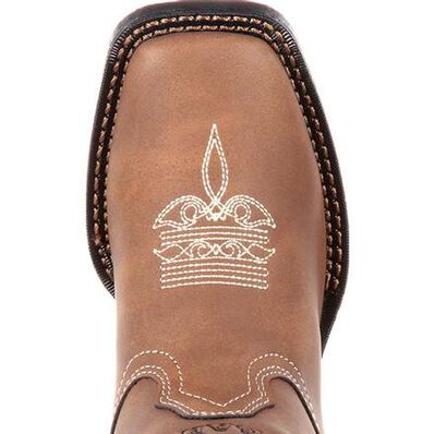 Lil' Outlaw™ by Durango® Big Kids' Embossed Western Boot, , large
