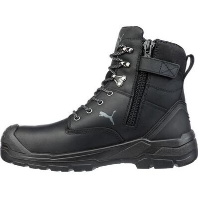 Puma Safety Conquest CTX Women's 7 inch Composite Toe Electrical Hazard Waterproof Side Zip Work Boot, , large