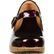 4Eursole Comfort 4Ever Women's Burgundy Patent Leather T-Strap Shoe, , large