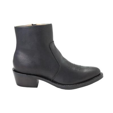 Durango® Black Side Zip Western Boot, , large