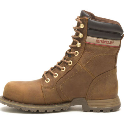 Cat Echo Women's 8-inch Steel Toe Electrical Hazard Waterproof Leather Work Boot, , large