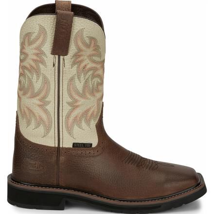 Justin moc top toe boots