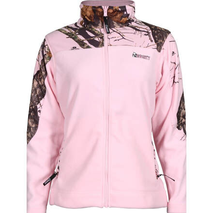 White camo fleece top jacket