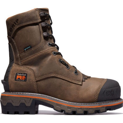 Timberland PRO Boondock HD Men's 8-inch Composite Toe Waterproof Logger Work Boot, , large