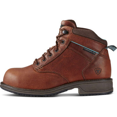 Ariat Women's Casual Mid Composite Toe Static-Dissipative Leather Work Boot, , large